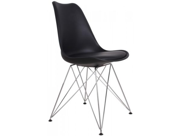 Designstoel zwart