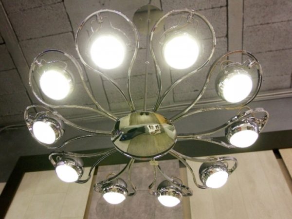 Ronde hanglamp met led-verlichting
