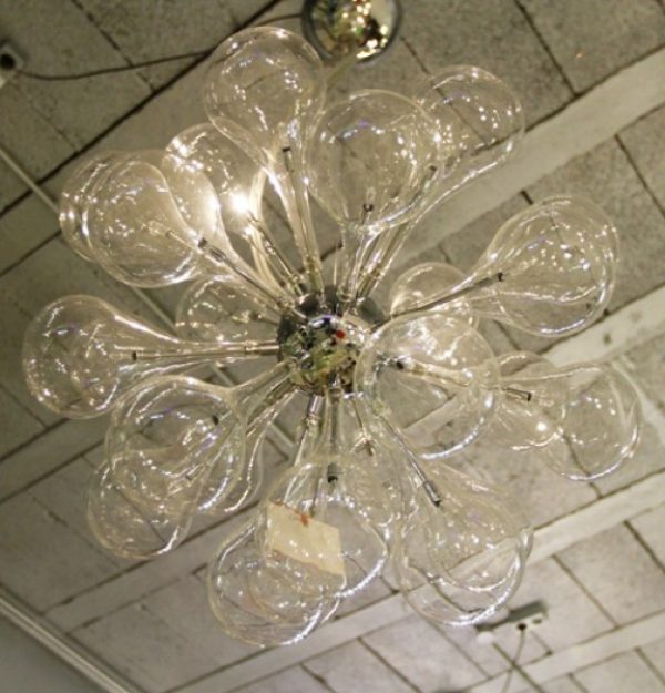 Glazen bollenlamp