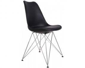 Designstoel zwart