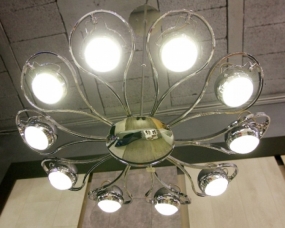Ronde hanglamp met led-verlichting