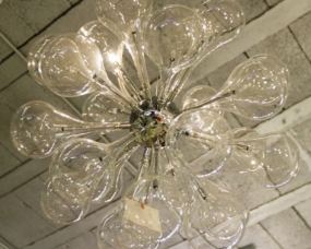 Glazen bollenlamp