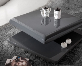 Grijze salontafel vierkant
